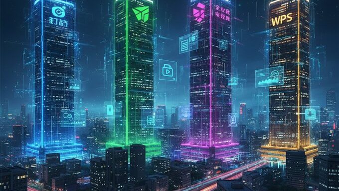 中国大陆协同办公和云服务领域的知名企业和产品_processed_by_imagy